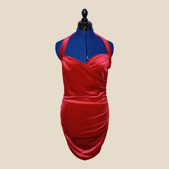 Forever 21 Red Backless Dress - Picture 1 of 5